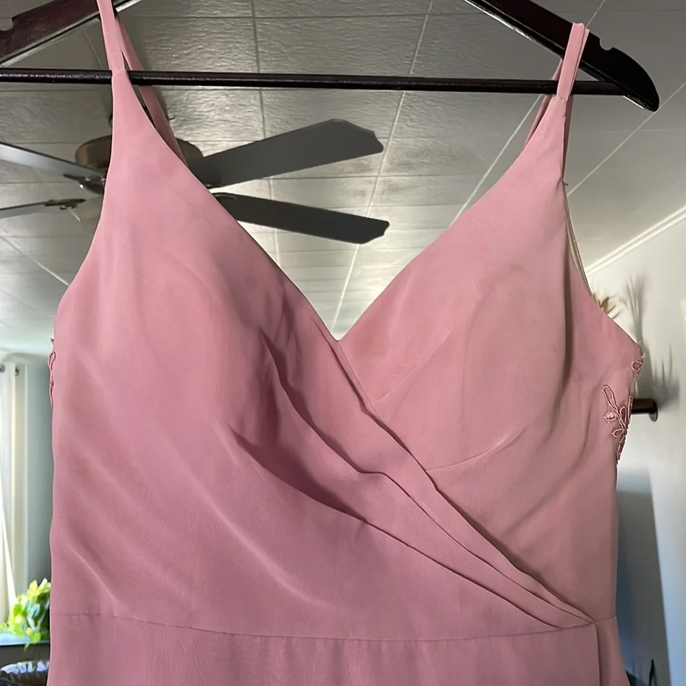 Azazie Dusty Mauve dress - Picture 2 of 6